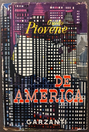 Item #1107 De America. Guido Piovene