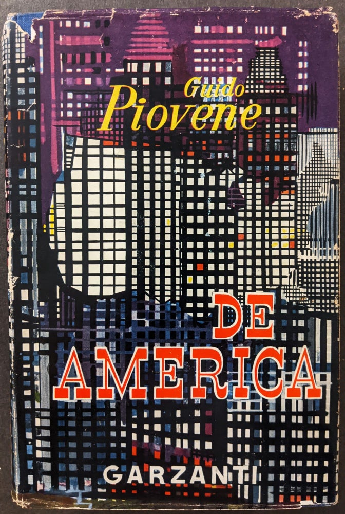 Item #1107 De America. Guido Piovene.