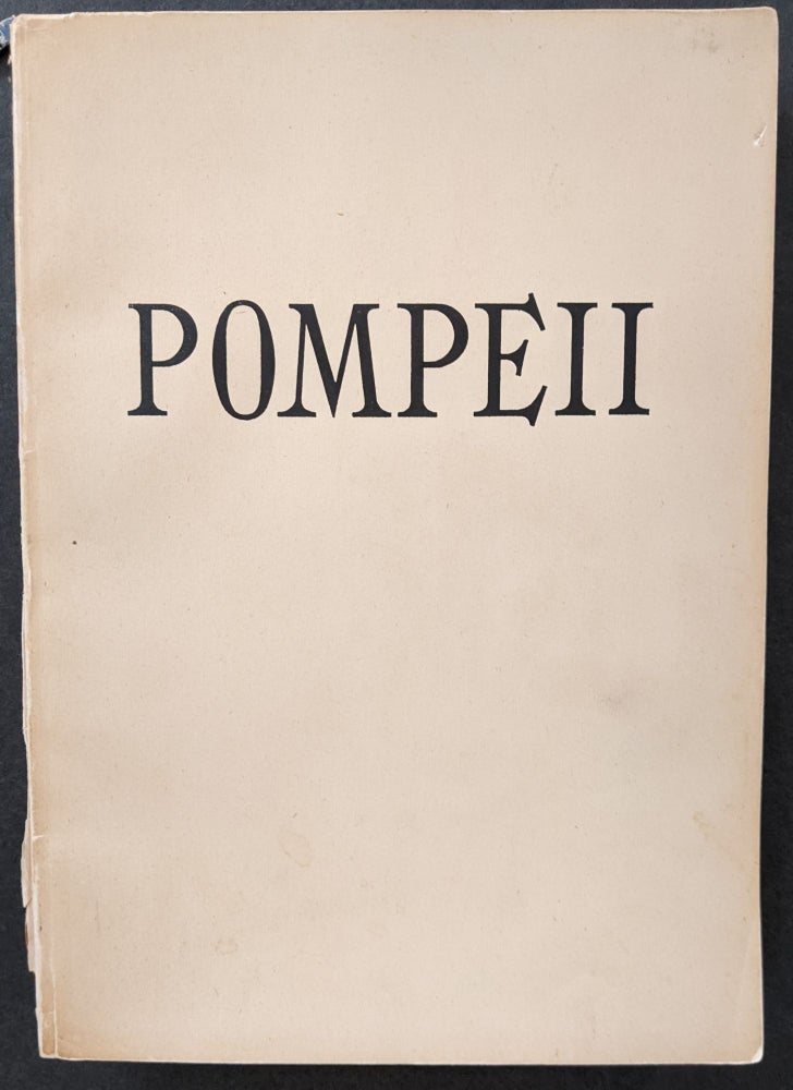 Item #1108 Pompeii. Amedio Maiuri.