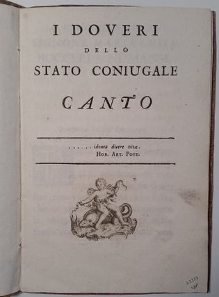 I doveri dello stato coniugale. Canto