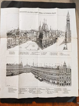 Item #1120 Description of the View of Venice; taken and painted by Messrs. Baker and Burford,...