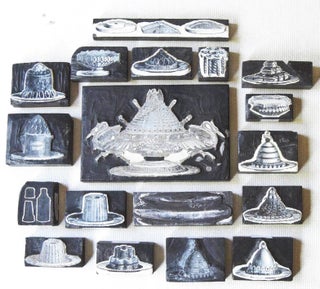 Item #1139 WOODBLOCKS. Collection of Original Woodblocks Used to Illustrate French Culinary...