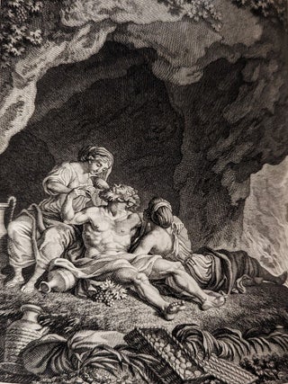 La Sainte Bible, contenant l’Ancien et la Nouveau Testament, traduite en François sur la Volgate per M. Le Maistre de Saci, ornée de 300 figures gravées par les dessins de M. Maillier.