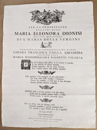 Collection of 18th Century Printed Broadsides