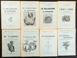 Item #1168 Mongrafie Agrarie e Zootechiche. Eight Pamphlets on the Cultivation of Food. G. B....