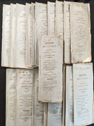 Item #1229 Mercure britannique; ou notices historiques et critiques sur les affaires du tems....