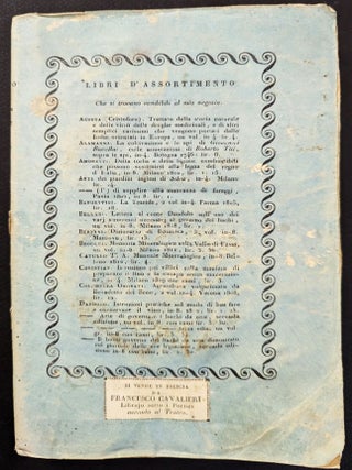 Compendio del trattato teorico e pratico sopra la coltivazione della vite coll'arte di fare i vini, le acque-vite, lo spirito di vino, gli aceti semplici, e composti, dei signori Chaptal, Rozier, Parmentier e Dussieux pubblica in idioma francese da J. L. Roard ... e tradotto in italiano da Francesco Marcolini. . .