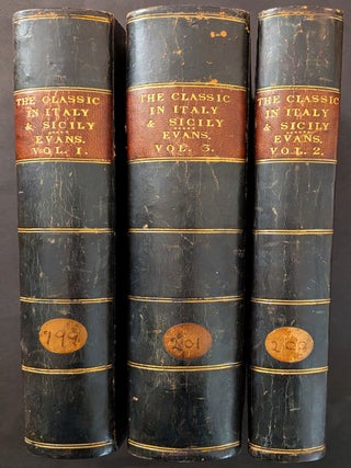 Item #126 The Classic and Connoisseur in Italy and Sicily: With an Appendix containing an...