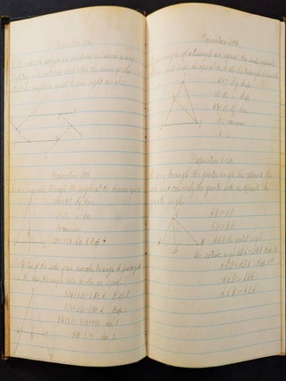Item #1266 High School Notebook. Anna J. Doran