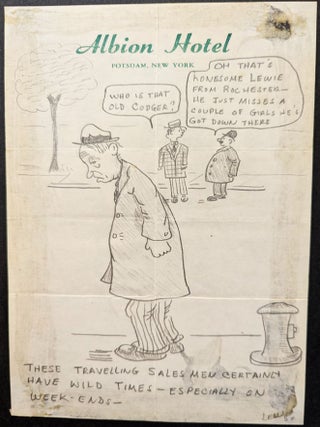 Comic Strip Album Illustrating the Life of Betsy Weller and Her Family. [with] The Normal Notebook.
