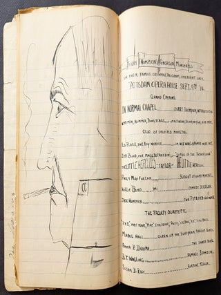 Comic Strip Album Illustrating the Life of Betsy Weller and Her Family. [with] The Normal Notebook.