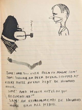 Comic Strip Album Illustrating the Life of Betsy Weller and Her Family. [with] The Normal Notebook.