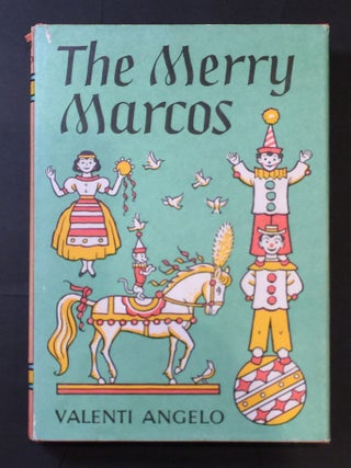 Item #1276 The Merry Marcos. Valenti Angelo, Author and