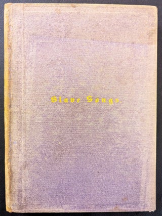 Slave Songs of the United States.