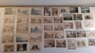ARCHIVE OF WATERCOLOR & PEN AND INK DRAWINGS DOCUMENTING THE TRAVELS OF A LEGAL CLERK IN 19TH CENTURY ENGLAND