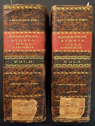 Item #1408 Storia dell’America. Capo dell’Universitá di Edinburgo, Regio Istoriografo di...