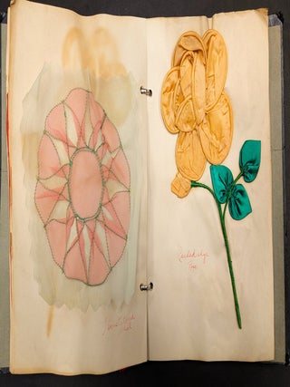 Item #1415 White Schools of Costume Art. Notebook. Martha Carver