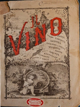 Item #1427 Il Vino. Undici conferenze fatte nell’inverno dell’anno 1880