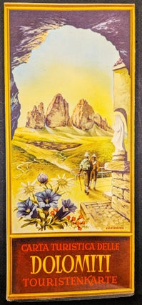 Item #1524 Carta Turistica Delle Dolomiti : Touristenkarte. Caminades