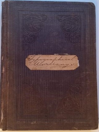 Item #315 The Typographical Miscellany. Munsell, oel