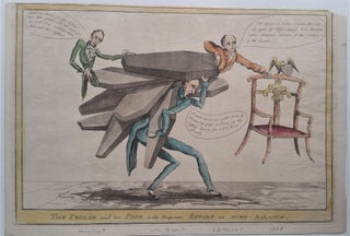 Item #341 The Pedlar and his Pack or the Desperate Effort, an Over Balance. James Akin
