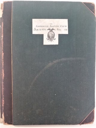 Letter Archive of the American Alpine Club, Philadelphia, Pa.