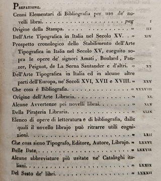 Item #45 Catalogo di libri vendibili presso Branca e Dupuy, librai in Milano; contrada di S....