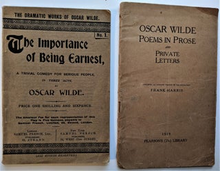 Item #482 The Importance of Being Earnest, a Trivial Comedy for Serious People, in Three Acts....