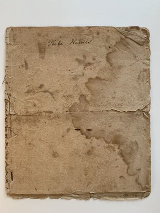 Last illness and death of Mary Emlen Newbold as Recorded in Writing by her Brother James Emlen. with: The Death Bed Testimony of William Williams, Society of Friends Minister.