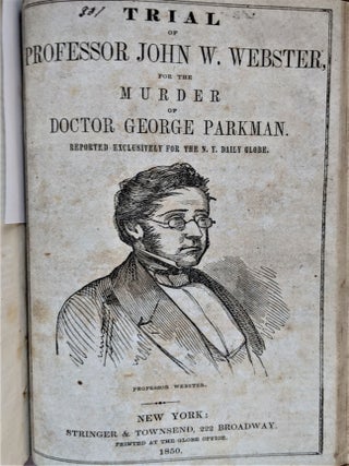 Supreme Court of Pennsylvania. Western District. Together 21 8vo. pamphlets. WITH: Two Trial Pamphlets of Stephen T. Beale and Doctor George Parkman.