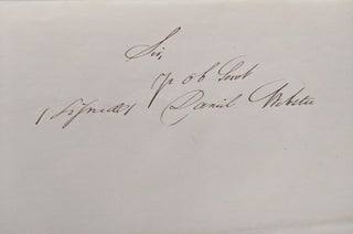 Circular. Department of State. March 21, 1841. "To the Honorable John Bell, Secretary of War."