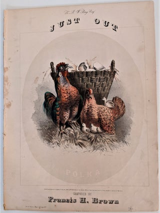 Item #657 Just Out Polka. Color Lithograph, Francis H. Brown