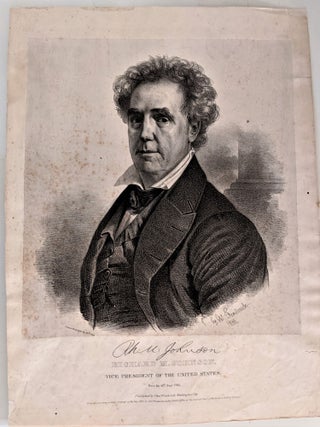 Item #659 Richard M. Johnson, Vice President of the United States. Born the 18th Sept. 1781....