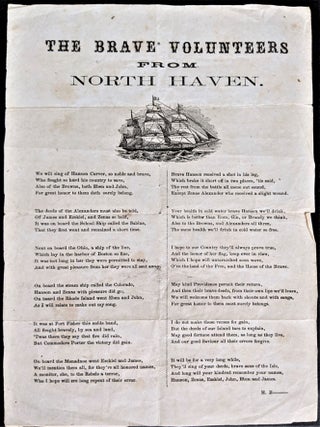 Item #712 The Brave Volunteers from North Haven. (Caption title). Civil War, H. B-----, Harrison...