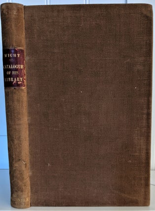 A Catalogue of the Entire Library. Prepared by Joseph Sabin. Geo. A. Leavitt, Auctioneer.