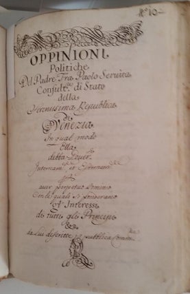 MANUSCRIPTS ON VARIOUS DIPLOMATIC SUBJECTS
