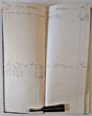 Manuscript Account Book of David H. Whitehouse, Cobbler.