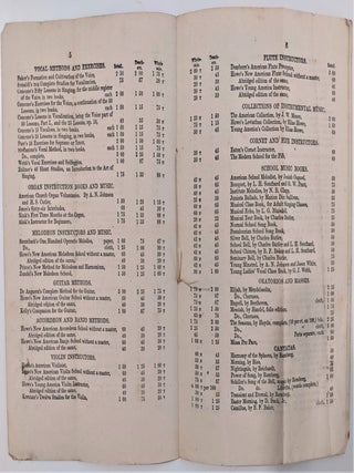 Trade Price List of Music Books Published by Henry Tolman & Co.