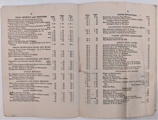 Trade Price List of Music Books Published by Henry Tolman & Co.