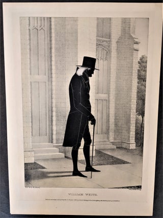 Item #840 Silhouettes of William White and Felix Grundy. WILLIAM HENRY BROWN