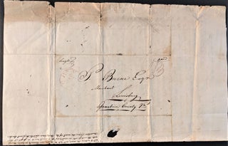 Manuscript Invoice for Blank Books Bond for the Use of the Circuit Superior Court of the Law Chancery of Nicholas County, Virginia.