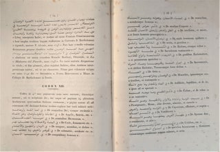Regiae Bibliothecae Borbonicae. Codices Arabici Descripti quourum Specimina Arabice et Latine. Tomus I [all published] Grammatici et Philosophici.