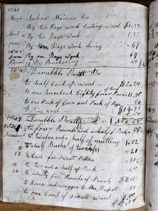 Item #876 Farmer's Ledger. Lorenzo Wood