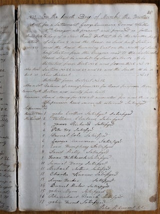 Vernon Township: Official Records of Town Council.