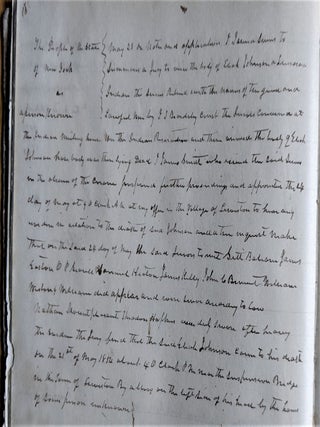 Item #887 Court Records of Lewiston. James Smith, County Clerk?