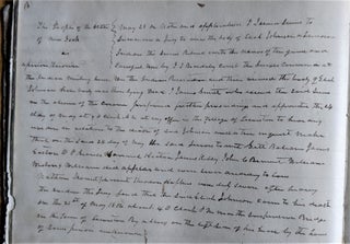 Item #887 Court Records of Lewiston. James Smith, County Clerk?