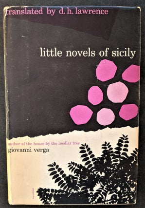 Item #902 Little Novels of Sicily. Translated by D. H. Lawrence. Giovanni Verga