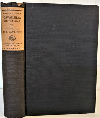 Item #904 Cavalleria Rusticana and other Stories. Translated by D. H. Lawrence. Giovanni Verga