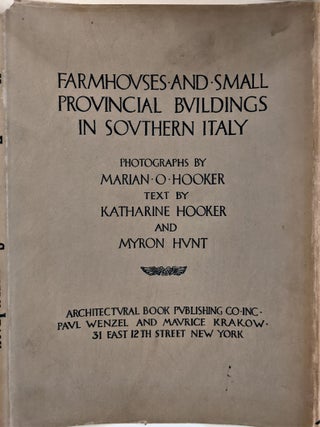 Farmhouses and Small Provincial Buildings in Southern Italy.