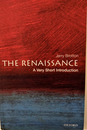 Item #927 The Renaissance: A Very Short Introduction. Jerry Brotton